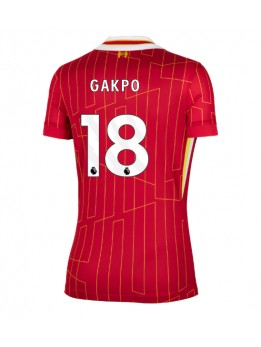 Liverpool Cody Gakpo #18 Heimtrikot für Frauen 2024-25 Kurzarm